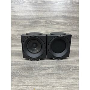 Wharfedale Modus Speakers X 2 Bookshelf Cube Speakers.used Fully Working